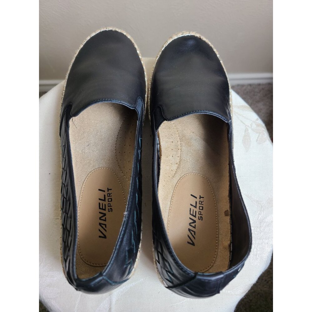 Vaneli Sport Womens Shoes Flats Black Size 9.5 9.5W C018 - Picture 4 of 9